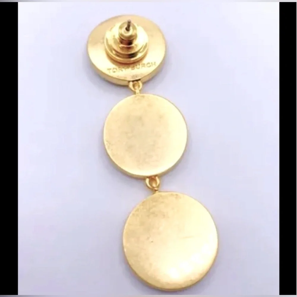 🔥🔥Tory Burch Authentic White Semi Precious Mother Of Pearl Coin Station Bracelet
